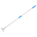 Mango de escobilla de goma para suelos acero plástico 119,5 cm
