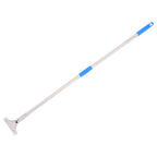 Mango de escobilla de goma para suelos acero plástico 119,5 cm