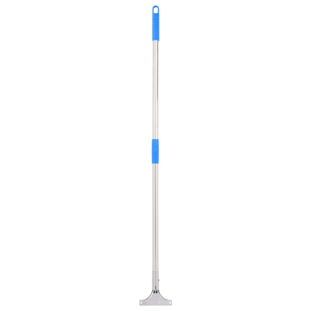 Mango de escobilla de goma para suelos acero plástico 119,5 cm