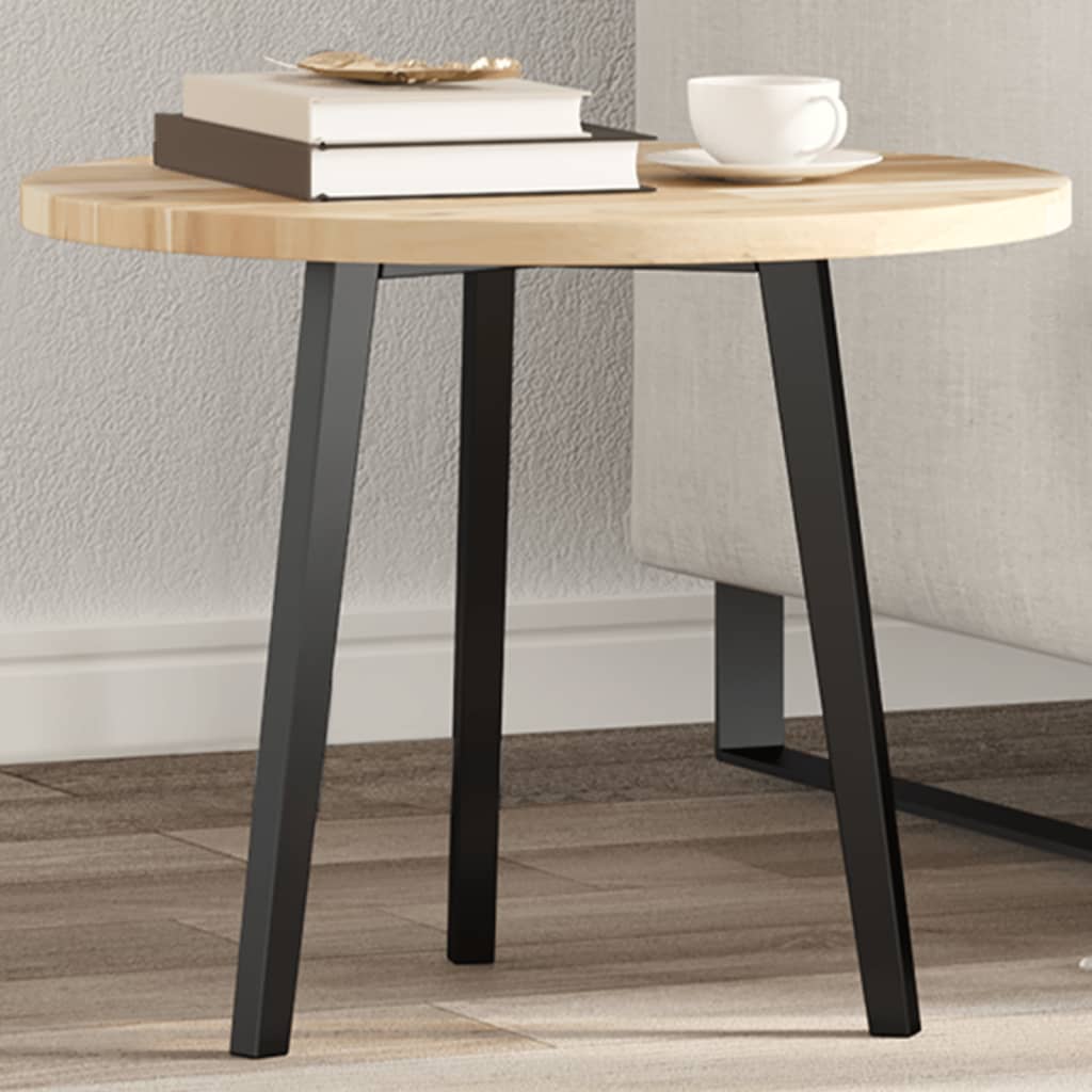 Solid acacia wood square tabletop 40x40x4 cm