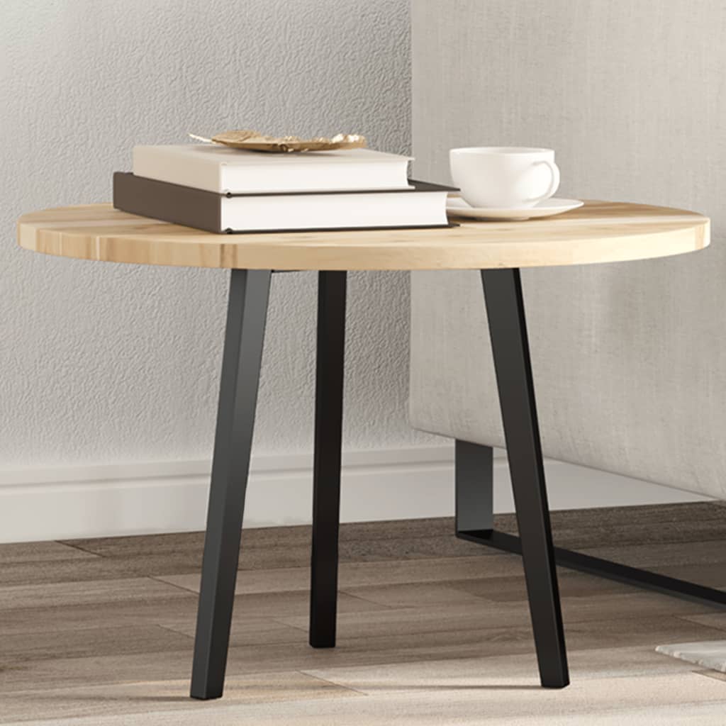 Solid acacia wood square tabletop 40x40x4 cm