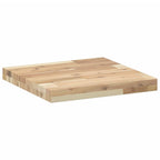 Tablero de mesa cuadrado madera maciza acacia 40x40x4 cm