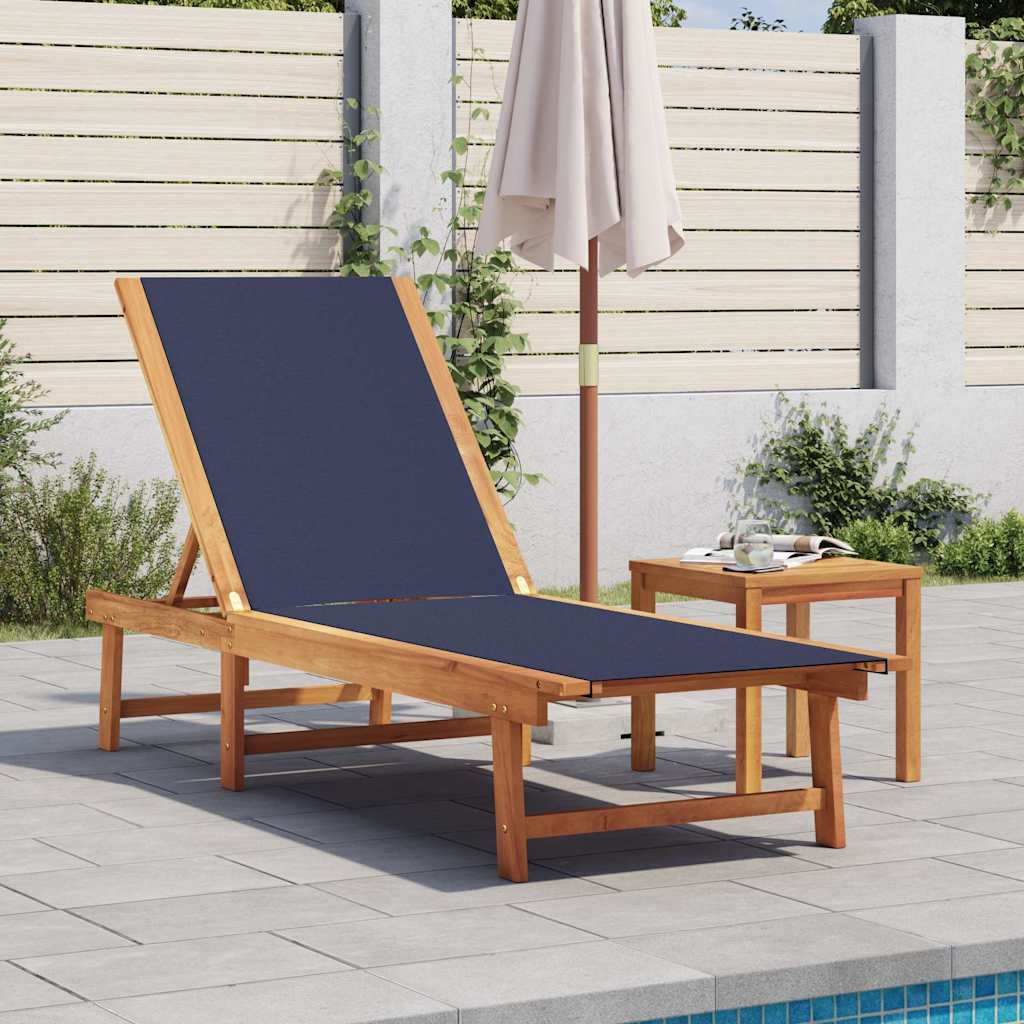Tumbona ajustable en 4 alturas polipropileno 155,5x57x28 cm