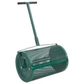Esparcidora de compost acero 75L verde Ø40x60 cm