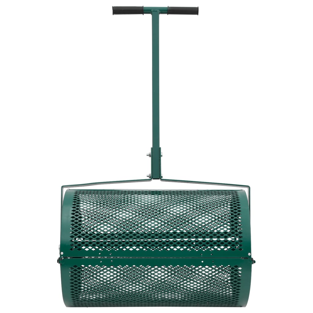 Esparcidora de compost acero 75L verde Ø40x60 cm