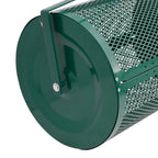 Esparcidora de compost acero 75L verde Ø40x60 cm