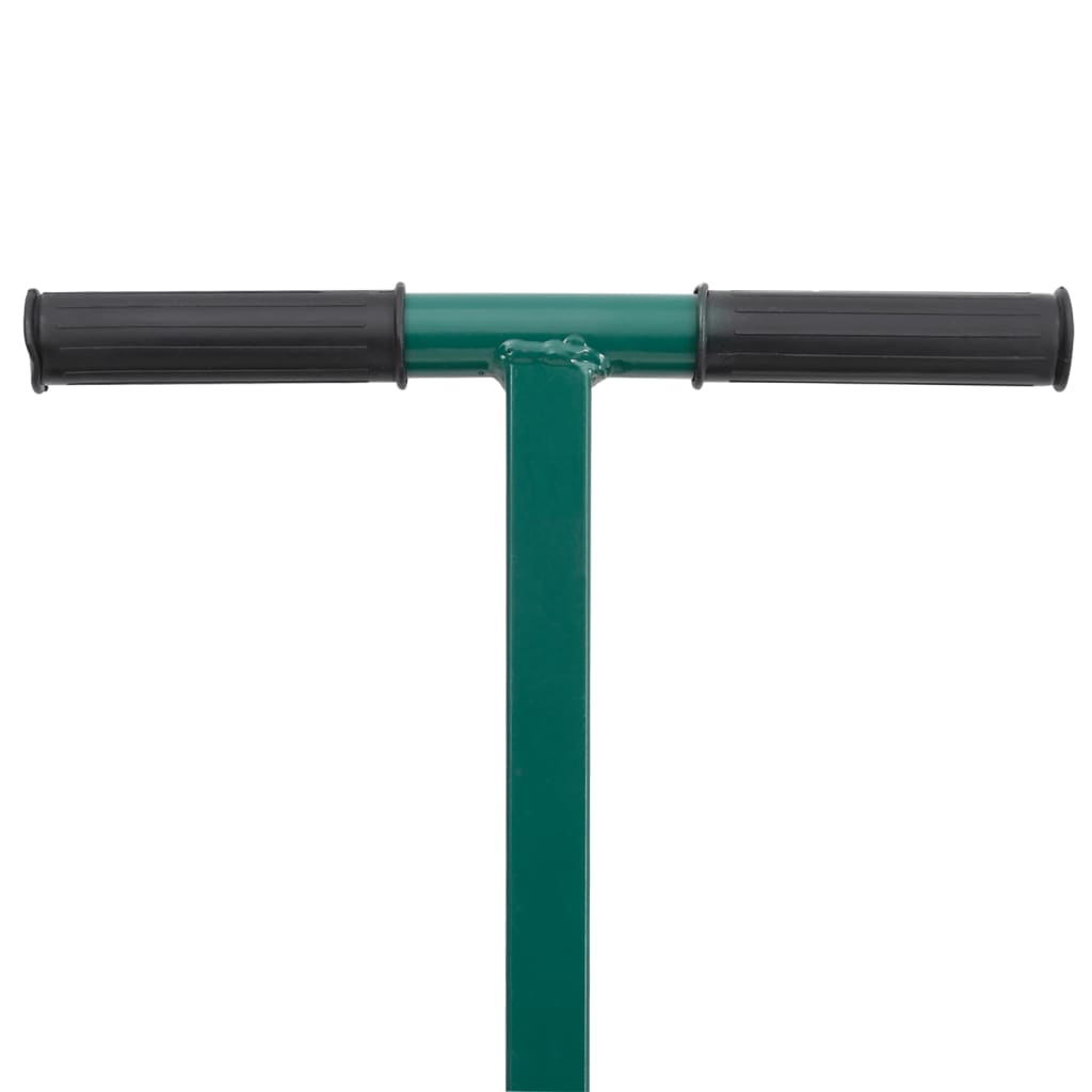 Esparcidora de compost acero 75L verde Ø40x60 cm