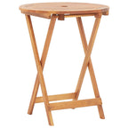 Juego de bistro de 3 piezas polipropileno y madera maciza beige