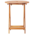 Juego de bistro de 3 piezas polipropileno y madera maciza beige