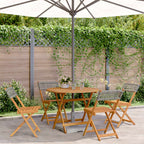 Juego de comedor para jardín 9 piezas textilene negro