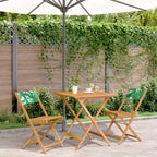 Juego de bistro de 3 piezas polipropileno y madera maciza beige