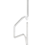 Clips para invernadero 100 unidades tipo de W acero galvanizado