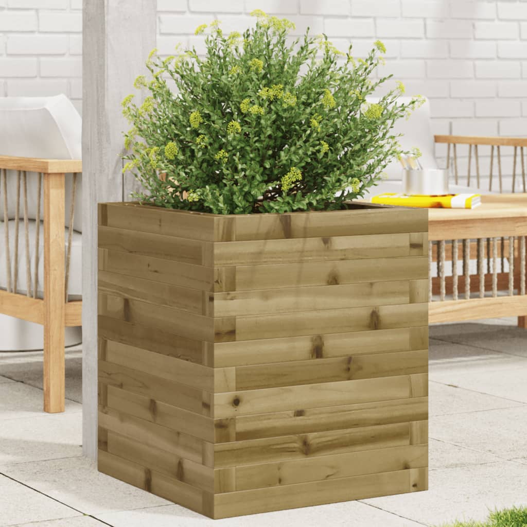 4-tier solid pine white planter 80.5x79x36 cm