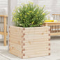 Jardinera 4 niveles madera maciza de pino blanca 80,5x79x36 cm
