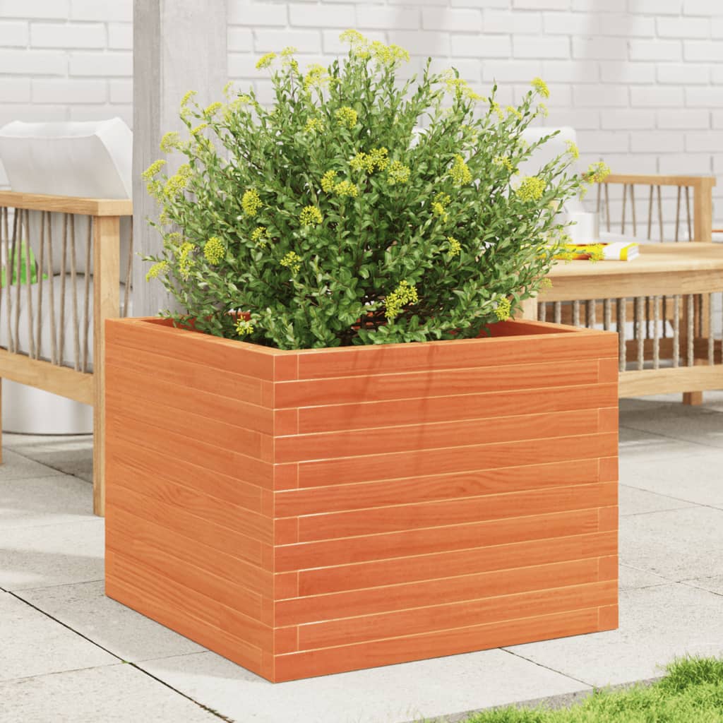 4-tier solid pine white planter 80.5x79x36 cm