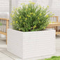 Jardinera 4 niveles madera maciza de pino blanca 80,5x79x36 cm