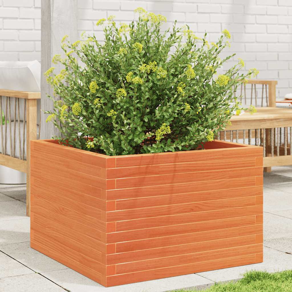 4-tier solid pine white planter 80.5x79x36 cm