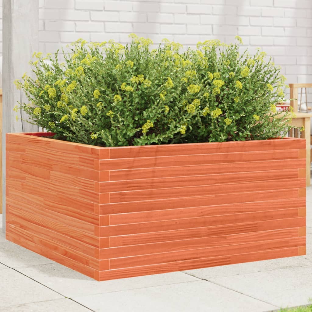 4-tier solid pine white planter 80.5x79x36 cm