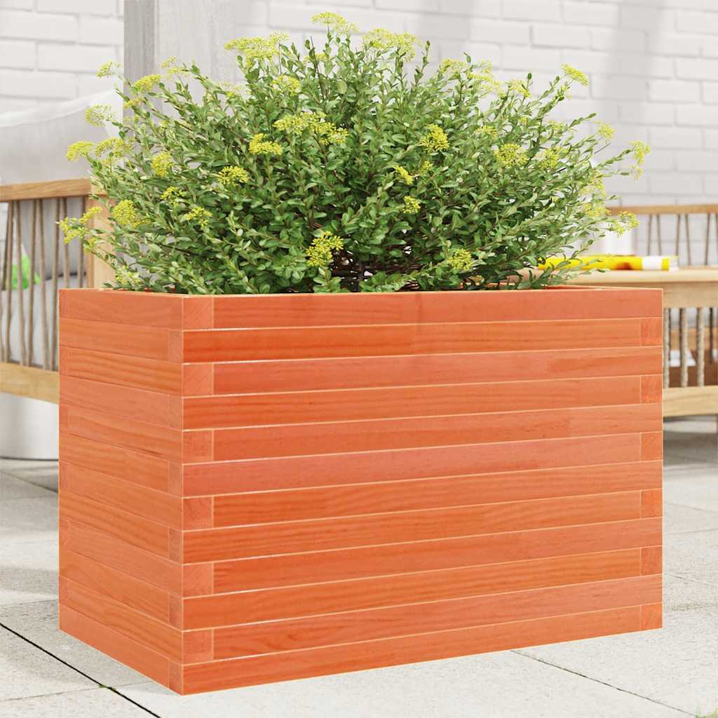 4-tier solid pine white planter 80.5x79x36 cm