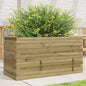 Jardinera 4 niveles madera maciza de pino blanca 80,5x79x36 cm