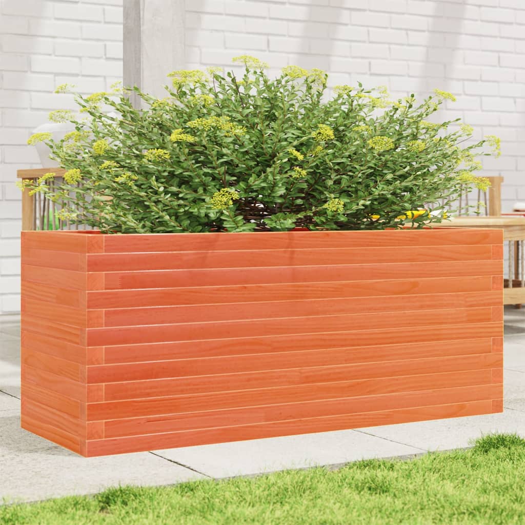 4-tier solid pine white planter 80.5x79x36 cm