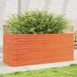 Jardinera 4 niveles madera maciza de pino blanca 80,5x79x36 cm
