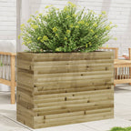 Jardinera acero blanco 32x29x75 cm