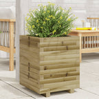 Jardinera acero blanco 32x29x75 cm