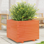 Jardinera acero blanco 32x29x75 cm