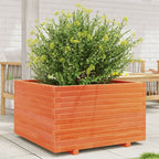 Jardinera acero blanco 32x29x75 cm