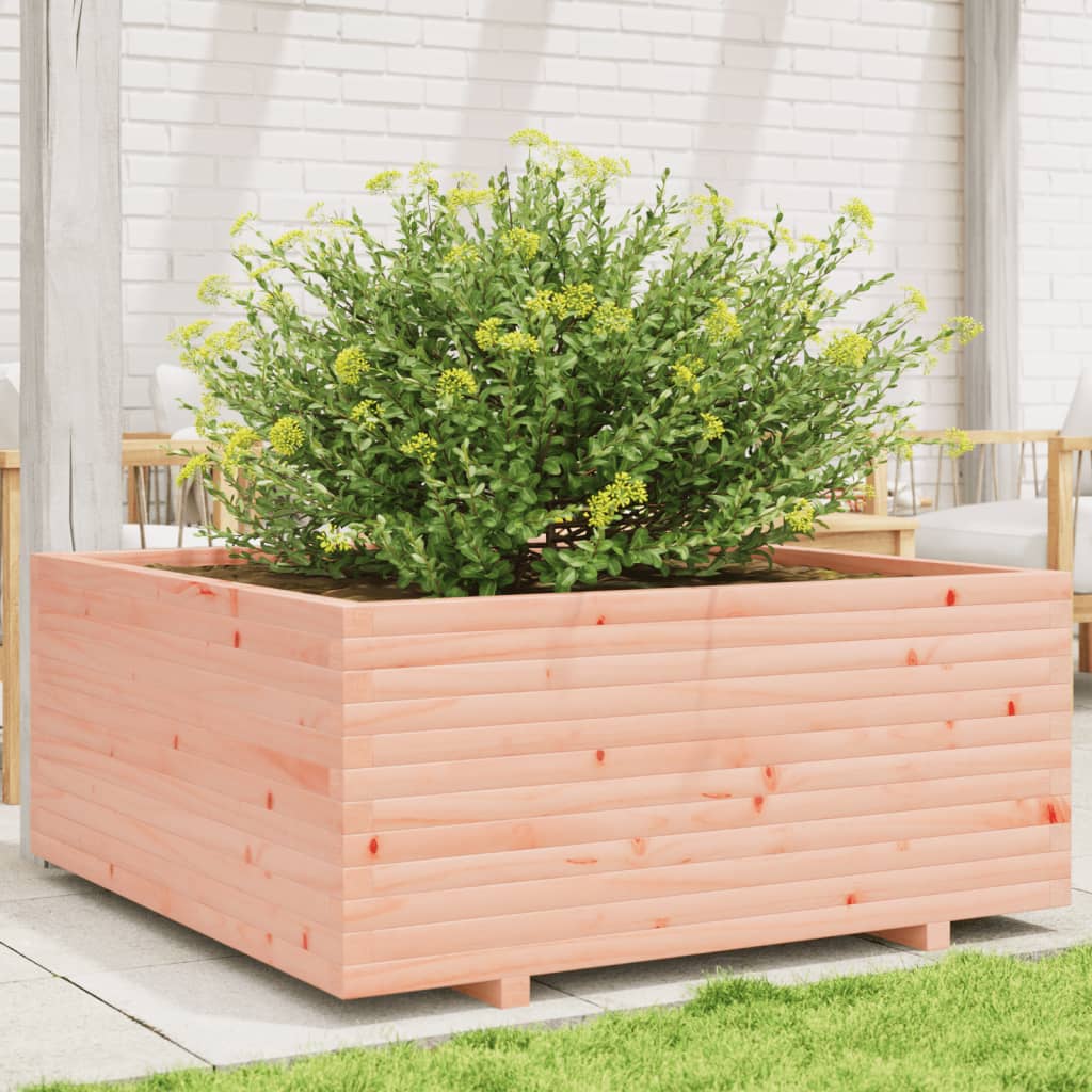 Jardinera acero blanco 32x29x75 cm