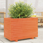 Jardinera acero blanco 32x29x75 cm