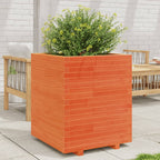 Jardinera acero blanco 32x29x75 cm