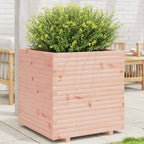 Jardinera acero blanco 32x29x75 cm