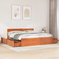 Cama sin colchón madera maciza de pino blanca 180x200 cm