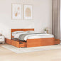 Cama sin colchón madera maciza de pino blanca 180x200 cm