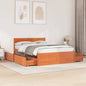 Cama sin colchón madera maciza de pino blanca 180x200 cm