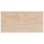 Tablero de mesa rectangular 2 uds madera de pino 60x30x1,7 cm