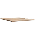Tablero de mesa rectangular 2 uds madera de pino 60x30x1,7 cm
