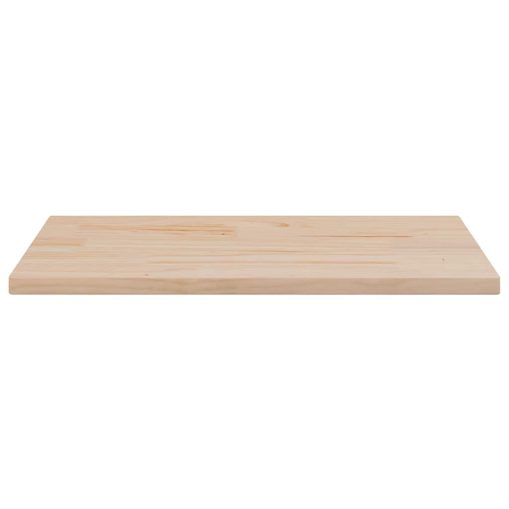 Tablero de mesa rectangular 2 uds madera de pino 60x30x1,7 cm