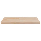 Tablero de mesa rectangular 2 uds madera de pino 60x30x1,7 cm