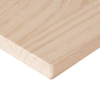 Tablero de mesa rectangular 2 uds madera de pino 60x30x1,7 cm