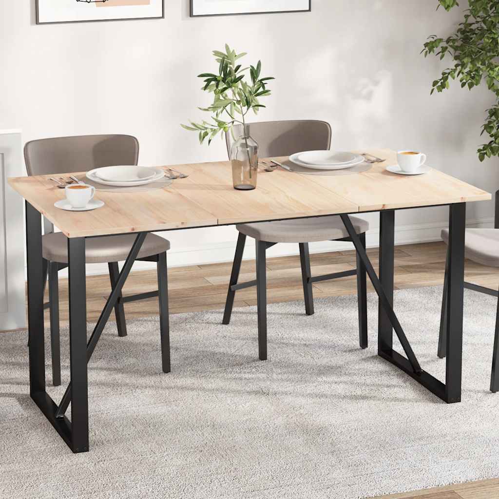 Tablero de mesa rectangular 2 uds madera de pino 60x30x1,7 cm