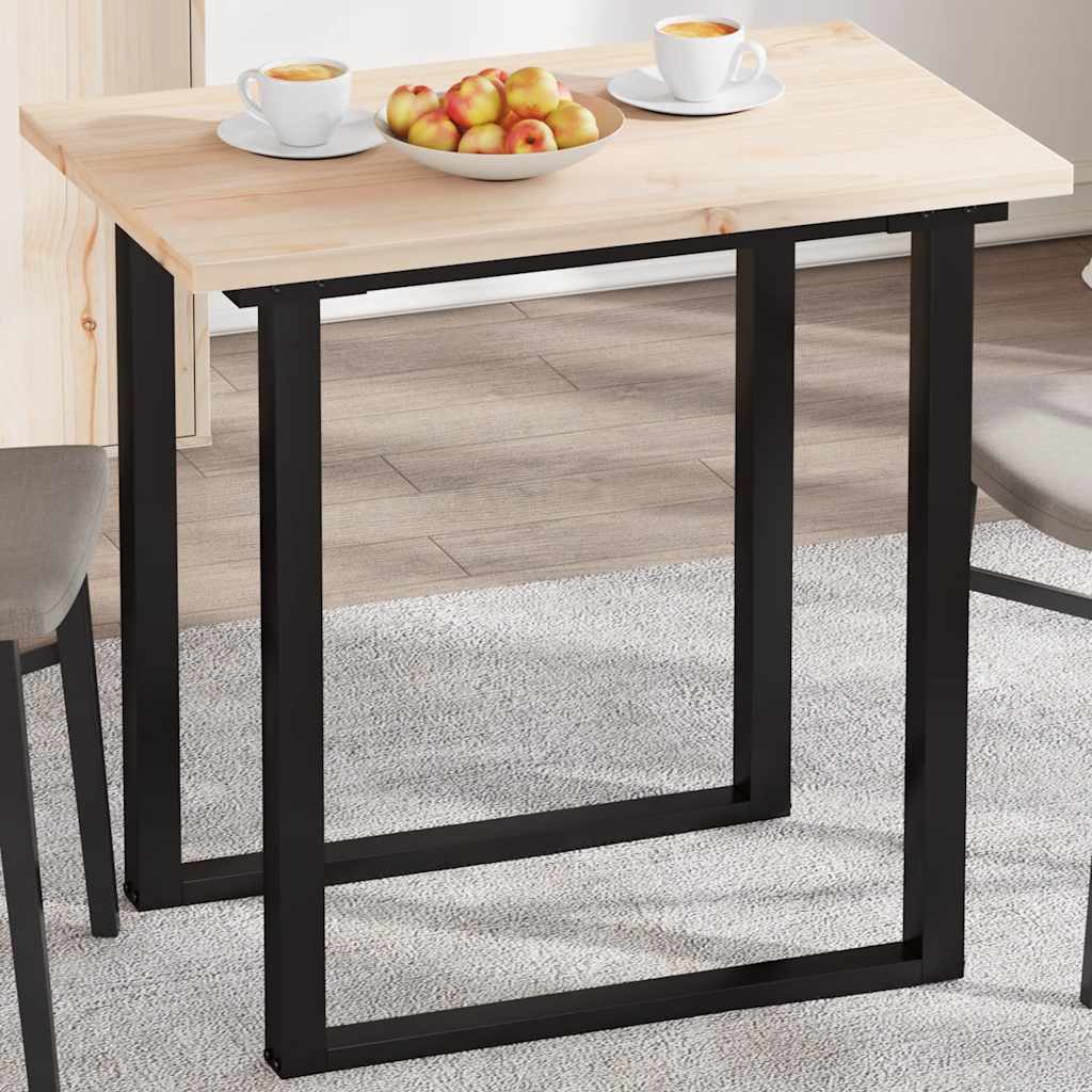 Tablero de mesa rectangular acacia borde vivo 40x40x2,5 cm