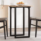 Mesa de comedor 140x70x75 cm madera maciza acacia