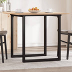 Mesa de comedor 140x70x75 cm madera maciza acacia