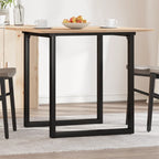 Mesa de comedor 140x70x75 cm madera maciza acacia