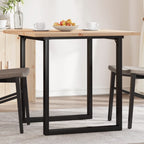 Mesa de comedor 140x70x75 cm madera maciza acacia