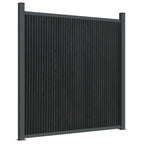 Panel de valla WPC gris 1045x186 cm