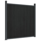 Panel de valla WPC gris 1045x186 cm